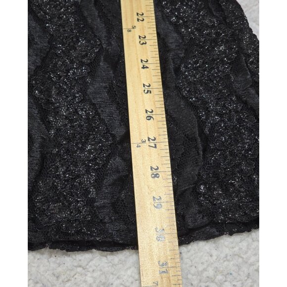 Dream Beach Womens Black Floral Lace‎ Swimsuit Cover Up Short Sleeve Hooded Sz M - Picture 10 of 11